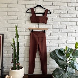 Reformation Brown Two-Piece Set
